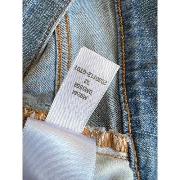 Madewell The Perfect Vintage Jean size 32 Distressed destroyed Stretch Fray - Picture 8 of 10